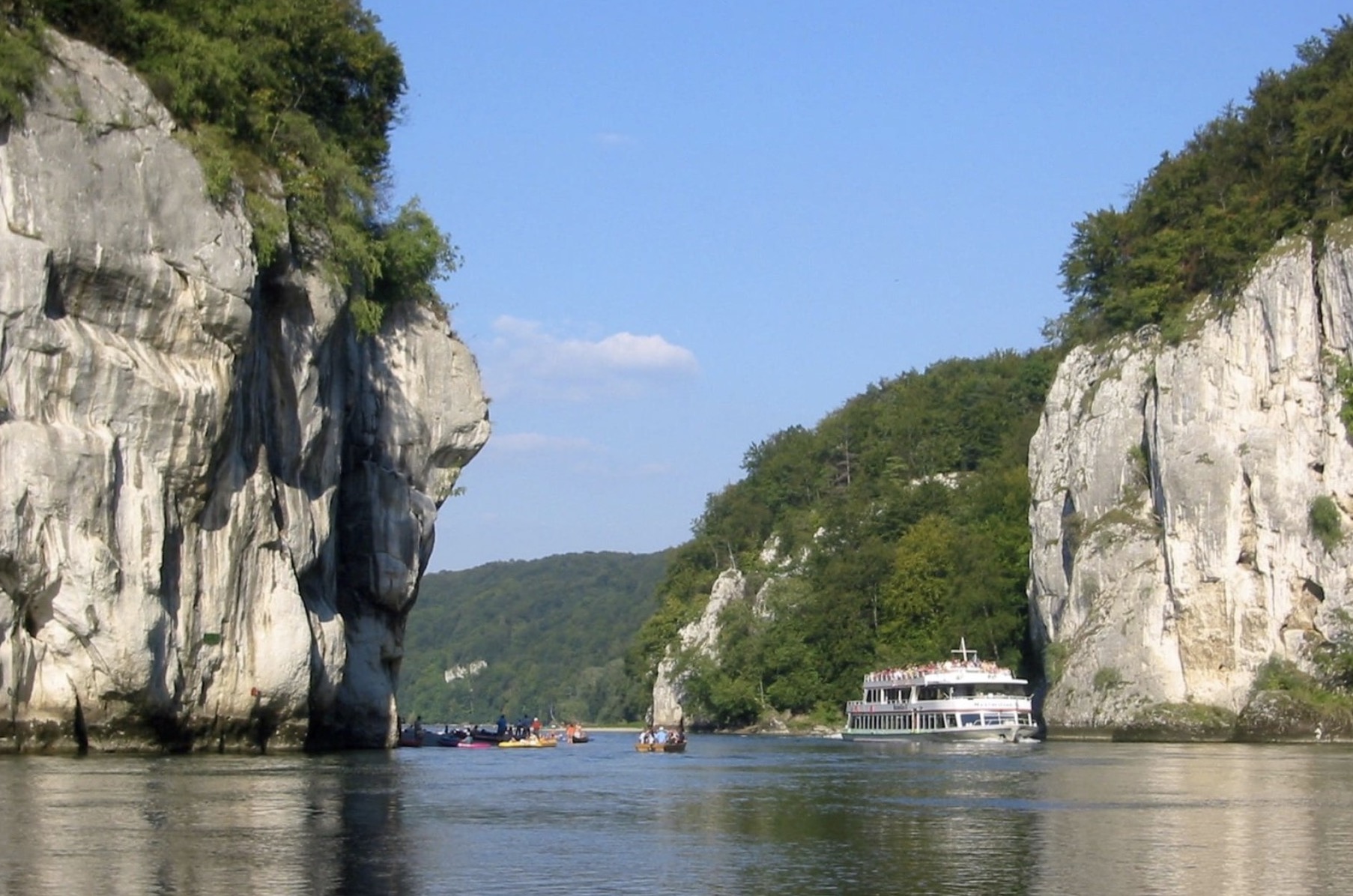 Donaudurchbruch (Weltenburger Enge) bei Kelheim an der Donau