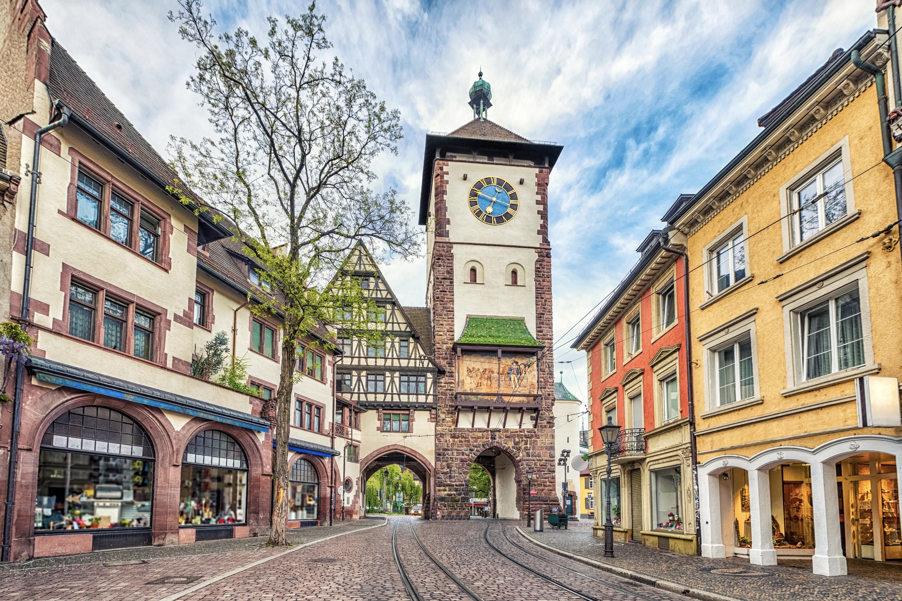 Das Schwabentor in der Freiburger Altstadt