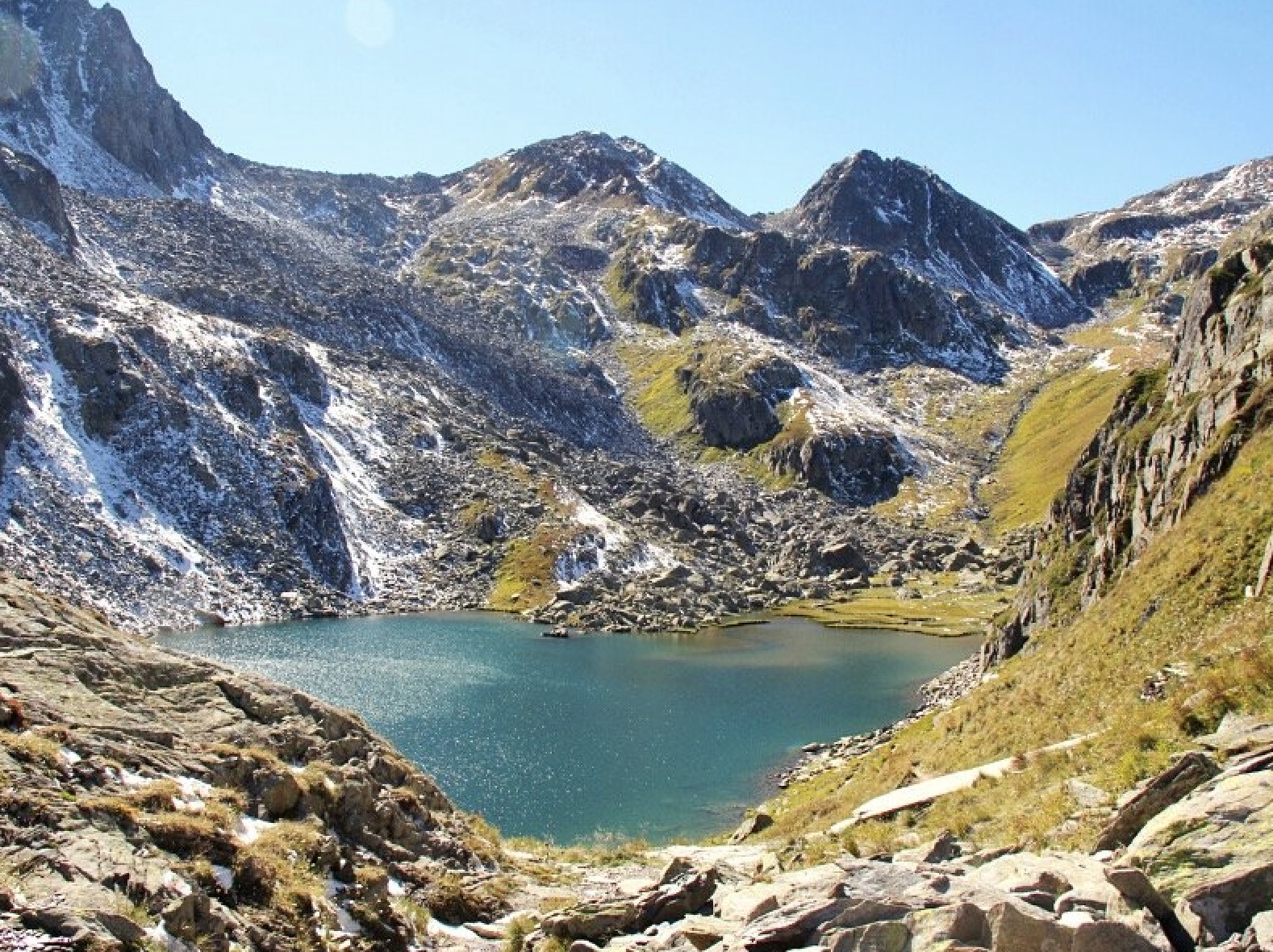 Der Tomasee in Graub&uuml;nden, Quelle des Vorderrheins