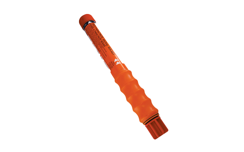 Fallschirm-Signalrakete (pyrotechnisches Seenotsignal)
